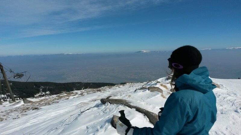 Skitur på Vitosha Mountain i Sofia